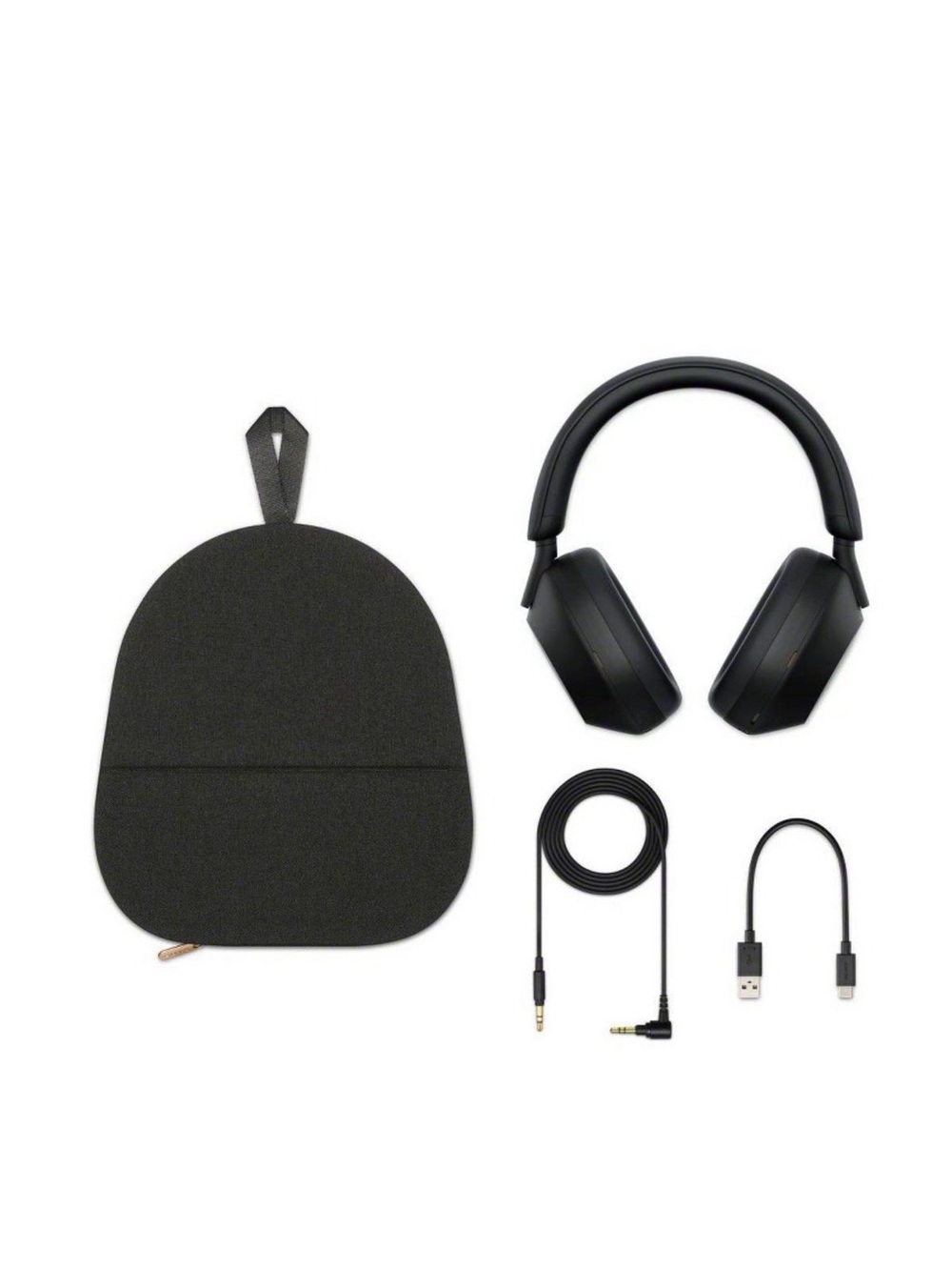 New Sony WH-1000xM5SA Black Over-Ear Wireless Headphones with Carry Case-